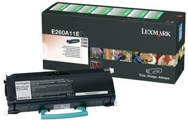 Główne zdjęcie produktu Toner pro "Optra E26x, E36x, E46x" tiskárny, LEXMARK Černá, 3,5 tis.stran