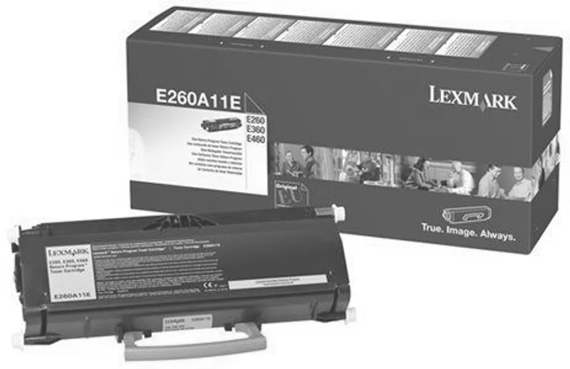 Główne zdjęcie produktu Toner pro "Optra E26x, E36x, E46x" tiskárny, LEXMARK Černá, 3,5 tis.stran