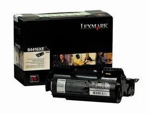 Lexmark oryginalny toner 64416XE, black, 32000s, return, Lexmark T644, O