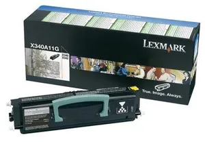 Lexmark oryginalny toner X340A11G, black, 2500s, return, Lexmark X340, O