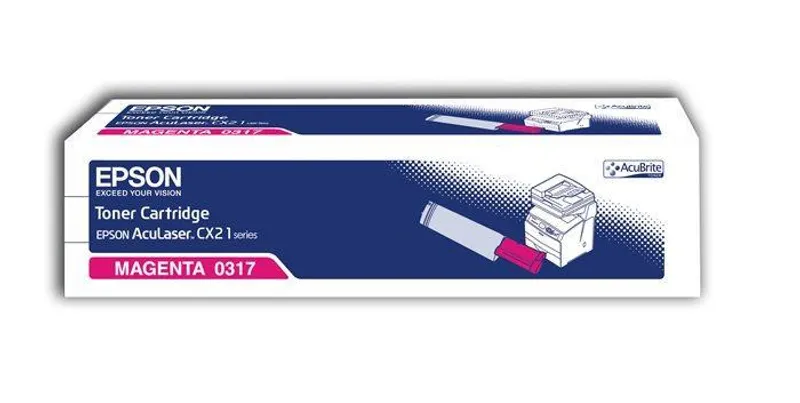 Główne zdjęcie produktu Toner pro tiskárnu "Aculaser CX21N", EPSON Magenta, 5 tis.stran