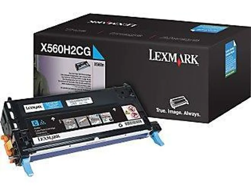 Główne zdjęcie produktu Toner pro "X560n" tiskárnu, LEXMARK Cyan, 10 tis.stran