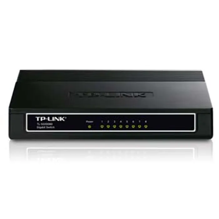 Główne zdjęcie produktu TP-LINK stolní switch TL-SG1008D 1000Mbps, auto MDI/MDIX
