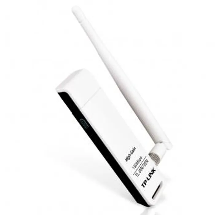 Główne zdjęcie produktu TP-LINK USB klient TL-WN722N 2.4GHz, 150Mbps, externí odnimatelná anténa, 802.11n