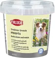 Następne zdjęcie produktu Przekąska trenerska Mini Hearts 200 g - kurczak, jagnięcina i łosoś