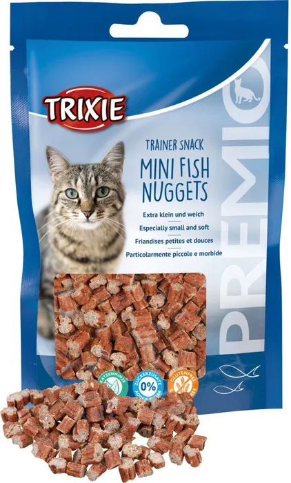 Główne zdjęcie produktu Trainer Snack MINI NUGGETS s tuňákem,kuřecím a catnipem 50g