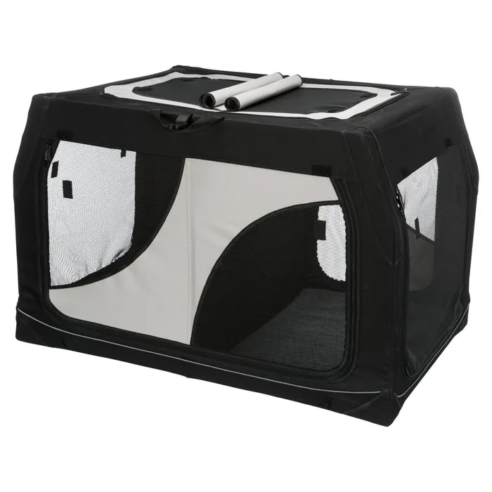 Główne zdjęcie produktu Transpor.nylon. box Vario DOUBLE 91x60x61/57 cm černo-šedý