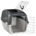 Skrzynia transportowa CAPRI III otwierany dach 40x38x61cm (max. 12kg) ciemnoszary/szary