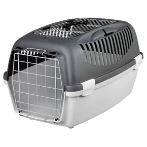 Skrzynia transportowa CAPRI III otwierany dach 40x38x61cm (max. 12kg) ciemnoszary/szary