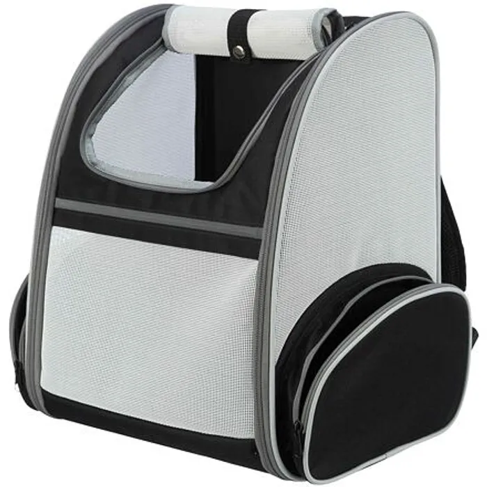 Główne zdjęcie produktu Transportní batoh CHLOE, 39 x 43 x 27 cm, max 8 kg, světlešedá/černá