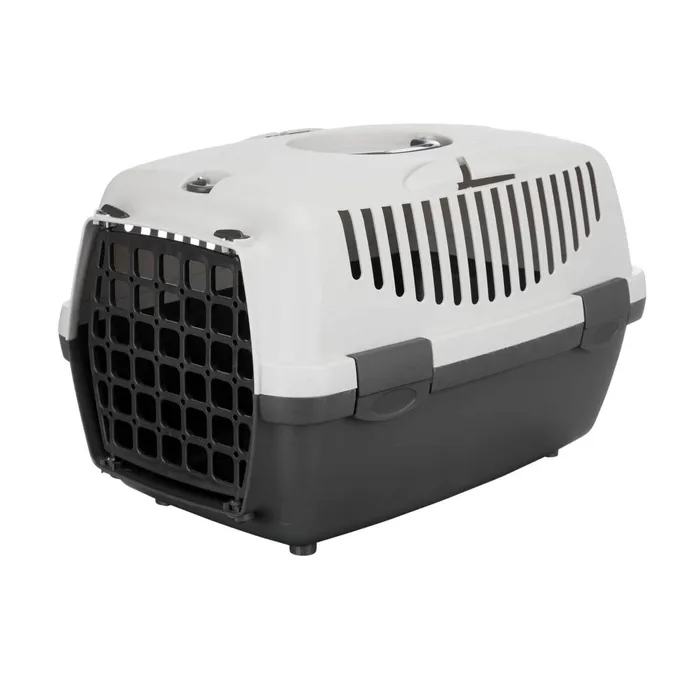 Główne zdjęcie produktu Transportní box CAPRI I, XS: 32x31x48cm (max. 6kg) - světle šedá/šedá
