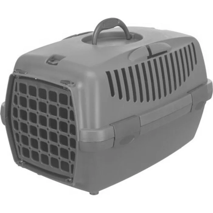 Główne zdjęcie produktu Transportní box CAPRI I, XS: 32x31x48cm (max. 6kg) - tmavošedá/petrolejová