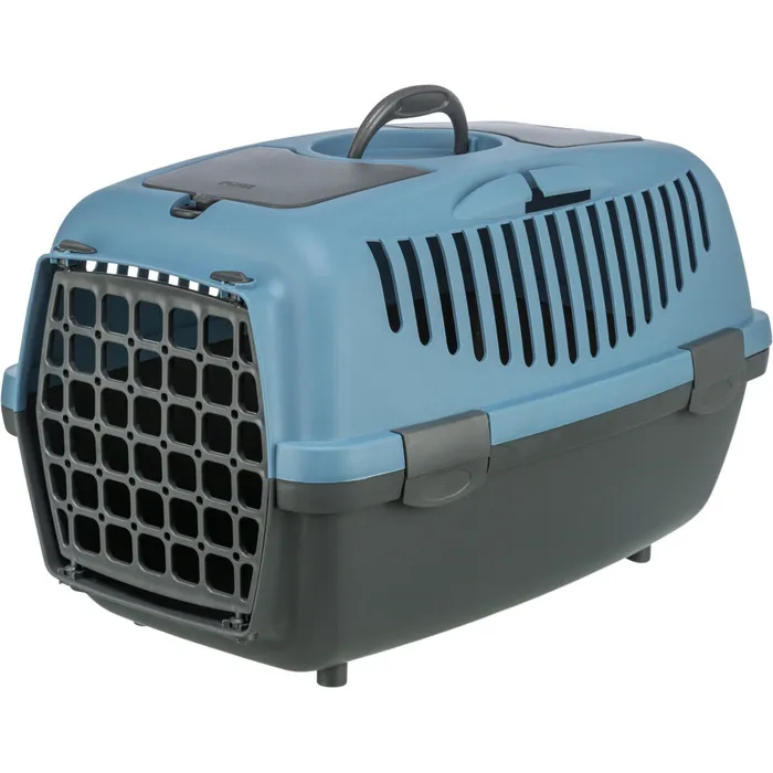Główne zdjęcie produktu Transportní box CAPRI II, XS-S: 37x34x55cm (max. 8kg) - světle šedá/modrá