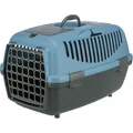 Skrzynia transportowa CAPRI II, XS-S: 37x34x55cm (max. 8kg) - jasnoszary/niebieski