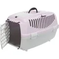 Skrzynia transportowa CAPRI II, XS-S: 37x34x55cm (max. 8kg) - jasnoszary/jasnoliliowy