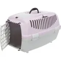 Skrzynia transportowa CAPRI II, XS-S: 37x34x55cm (max. 8kg) - jasnoszary/jasnoliliowy