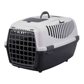 Skrzynia transportowa CAPRI III 40x38x61cm (max. 12kg) - jasnoszary/ciemnoszary