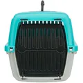 Skrzynia transportowa CAPRI XXS: 26 x 25 x 39cm, maks. do 4 kg - turkusowy/jasnoszary