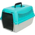 Skrzynia transportowa CAPRI XXS: 26 x 25 x 39cm, maks. do 4 kg - turkusowy/jasnoszary