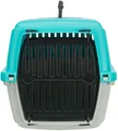 Skrzynia transportowa CAPRI XXS: 26 x 25 x 39cm, maks. do 4 kg - turkusowy/jasnoszary