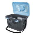 Następne zdjęcie produktu Skrzynia transportowa MIDI CAPRI 44x33x32cm maks. do 5kg TRIXIE, - niebieski/szary
