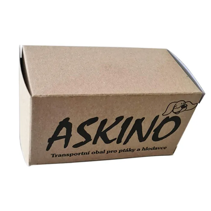 Główne zdjęcie produktu Transportní papírová krabička - malá 15x8x8 cm ASKINO