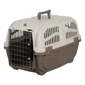 Skrzynia transportowa SKUDO 2, XS-S, 35x36x55 cm, ciemnoszary/piaskowy (max. 18 kg)