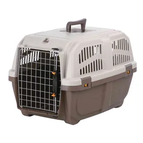 Skrzynia transportowa SKUDO 3, S, 40x39x60cm ciemnoszary/piaskowy (max. 24kg)