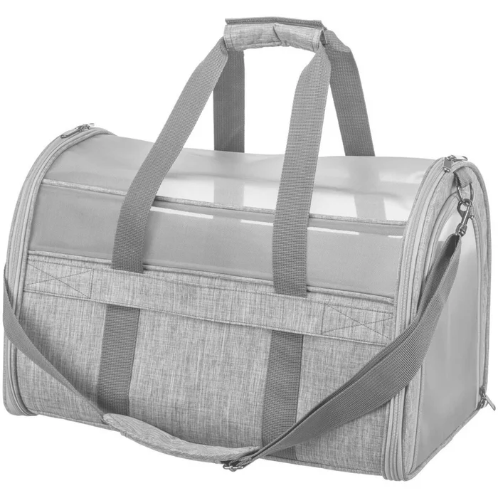 Główne zdjęcie produktu Transportní taška DILLON, 33 × 32 × 54 cm, do 10 kg, šedá/mátová