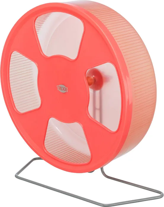 Główne zdjęcie produktu Tréninkové kolo pro křečka velké, plastové 28 cm, kov.stojan