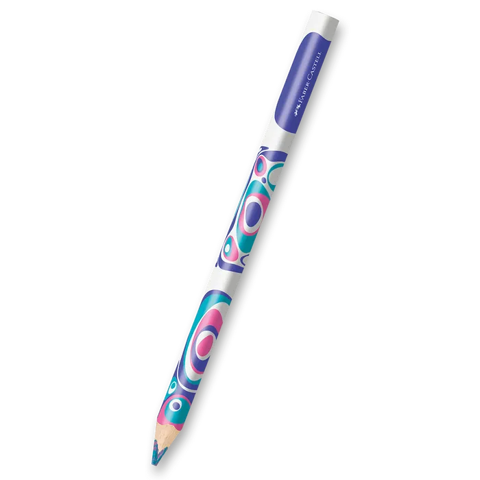 Główne zdjęcie produktu Tříbarevná pastelka Faber-Castell Fantasy Jumbo Pastel 1 ks