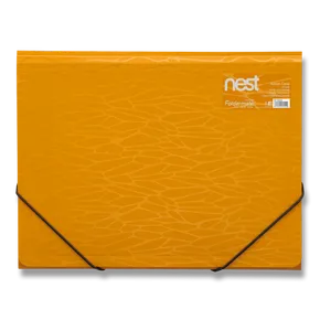 FolderMate Nest złotożółte deski trzyklatkowe z gumą