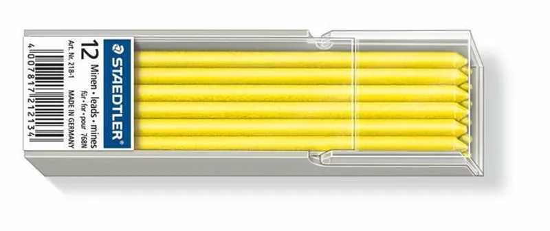 Główne zdjęcie produktu Tuha "Lumocolor", žlutá, ne-permanentní, omnichrom, STAEDTLER