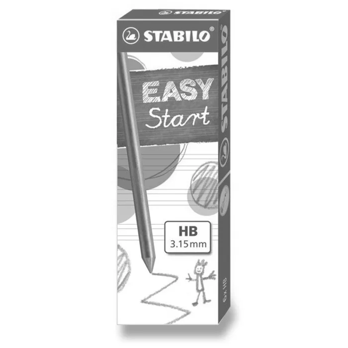 Główne zdjęcie produktu Tuhy Stabilo EASYergo 3,15 tvrdost HB, 6 ks