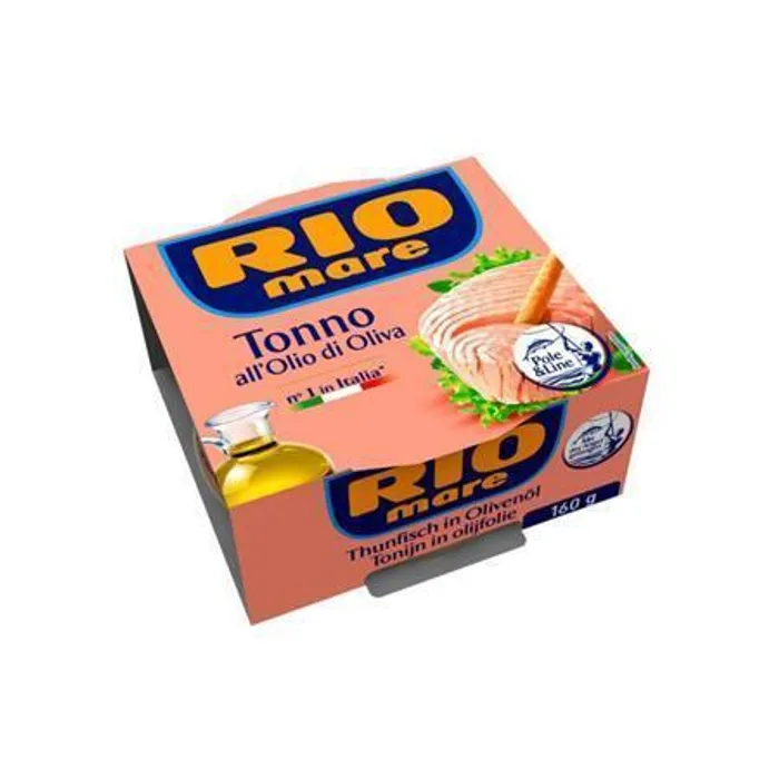 Główne zdjęcie produktu Tuňák v olivovém oleji, 160 g, RIO MARE