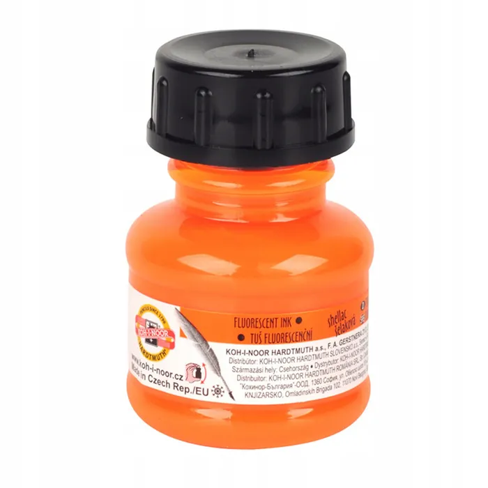Główne zdjęcie produktu Tuš 1417 barevná 20g fluorescenční oranžová