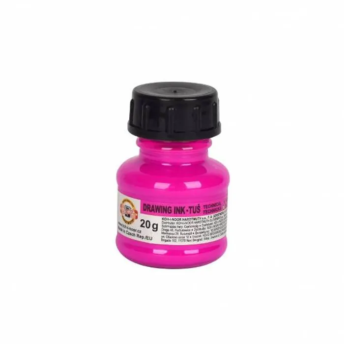 Główne zdjęcie produktu Tuš 1417 barevná 20g fluorescenční růžová