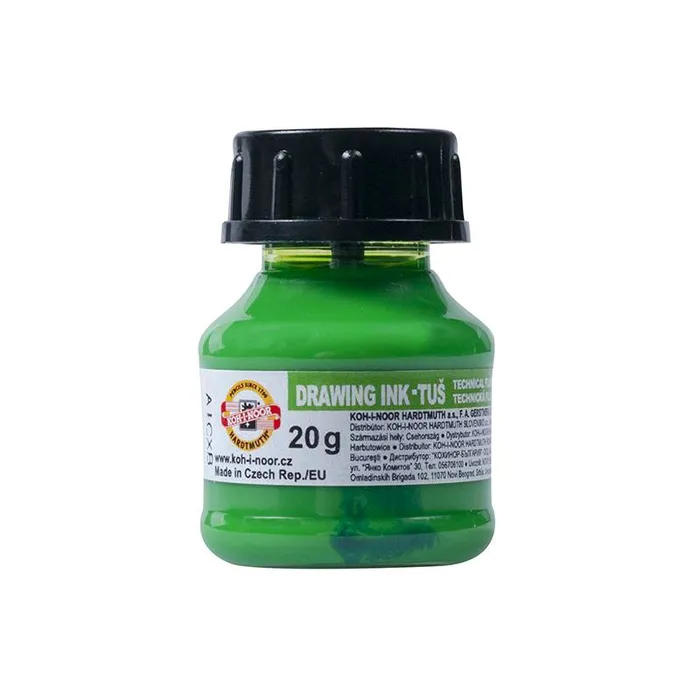 Główne zdjęcie produktu Tuš 1417 barevná 20g fluorescenční zelená