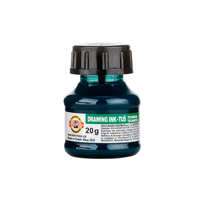 Główne zdjęcie produktu Tuš 1417 zelená 20g