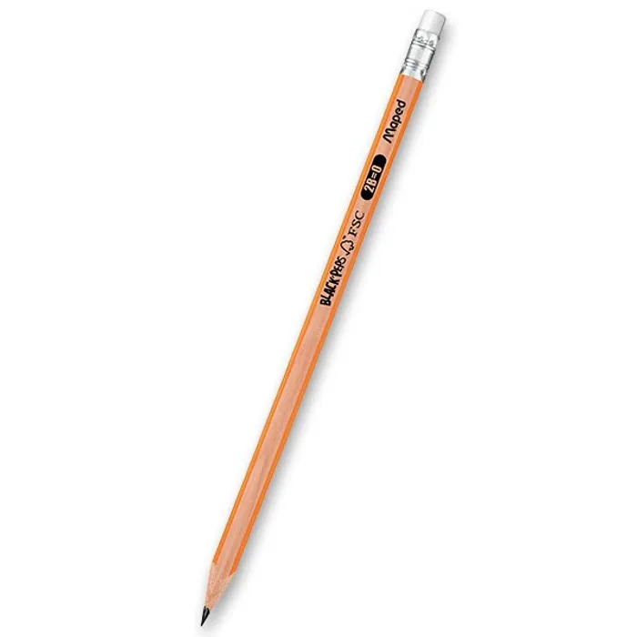 Główne zdjęcie produktu Tužka Maped Black´Peps s pryží, tvrdost 2B, 12 ks