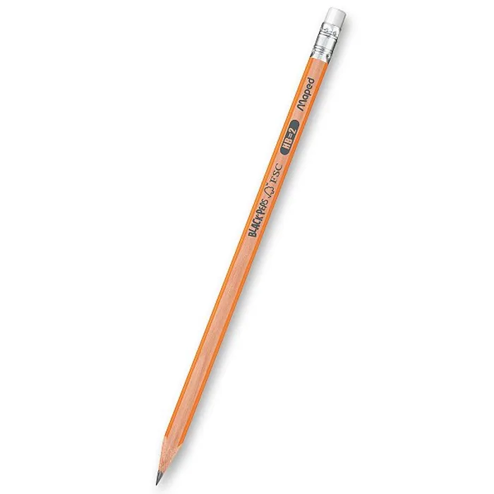 Główne zdjęcie produktu Tužka Maped Black´Peps s pryží - tvrdost HB, 3 ks