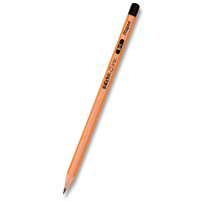 Główne zdjęcie produktu Tužka Maped Black´Peps, tvrdost B, 12 ks