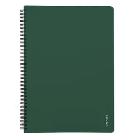Blok drutowy podwójny A4 PP VERDE zielony