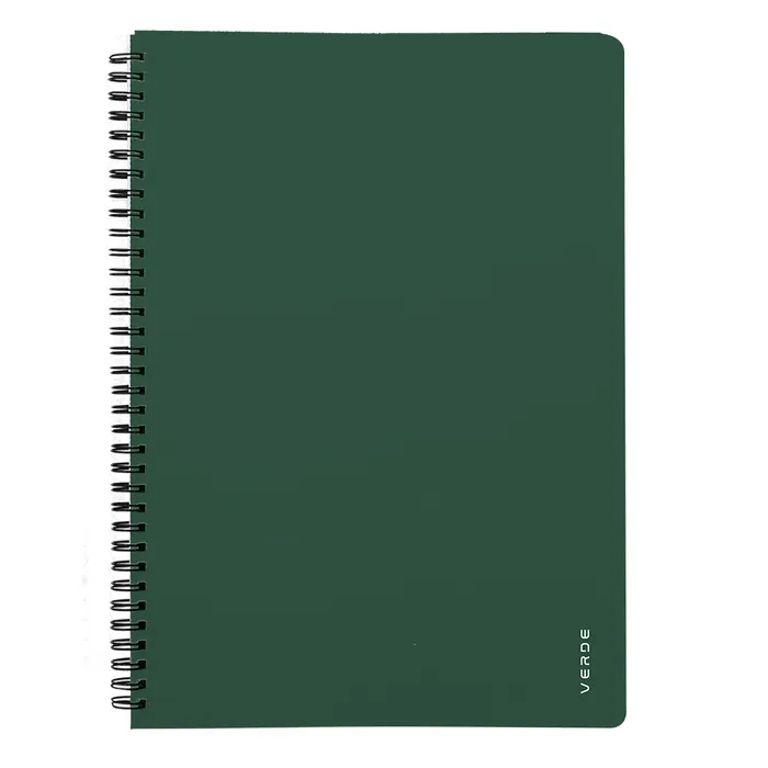 Główne zdjęcie produktu Twin wire blok A4 PP VERDE zelená