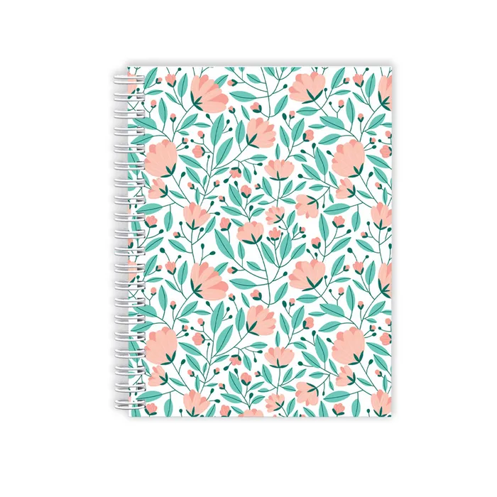 Główne zdjęcie produktu Twin wire blok A4 Soft Spring Flowers
