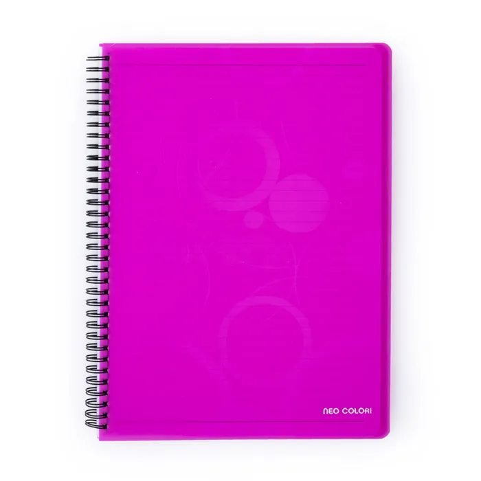 Główne zdjęcie produktu Twin wire blok A5 PP NEO COLORI růžová