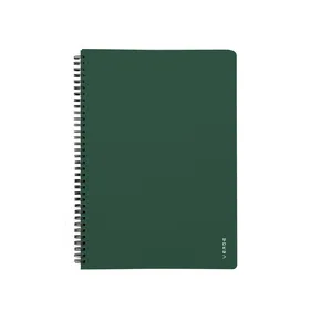 Blok drutowy podwójny A5 PP VERDE zielony
