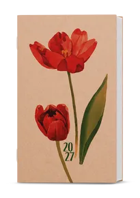Tygodniowy notes - Alois - kraft - Tulipan