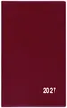 Tygodniowy notes - Alois - PVC - bordowy
