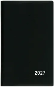 Tygodniowy notes - Alois - PVC - czarny
